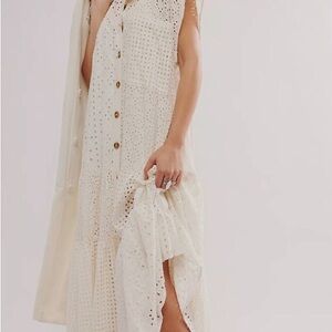 Free People Marieanne Eyelet Maxi
Dress